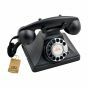 200ROTARYBLA - Das Retro-Telefon ist zurück - ideal für Hotels - Sieht auch im Wohnzimmer gut aus - GPO Retro