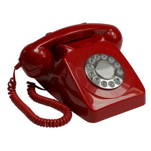 746 PUSHRED Retro Telefon rot  von GPO Retro - online bestellen
bei GPO Retro