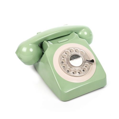 746ROTARYGREEN Retro Telefon von GPO Retro Mintgrün- online bestellen
bei GPO Retro