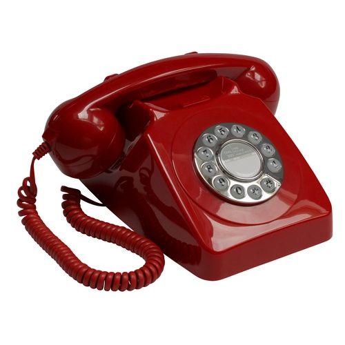 SIP/VOIP Retro Telefon SIP746PUSHRED| GPO Retro