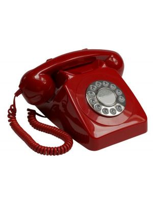 746 PUSHRED Retro Telefon rot  von GPO Retro - online bestellen
bei GPO Retro