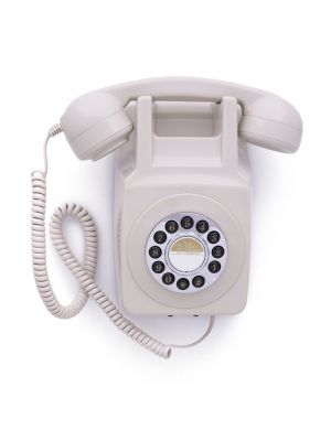 GPO 746ROTARYBLA Klassisches Telefon im 70er Jahre Design Schwarz