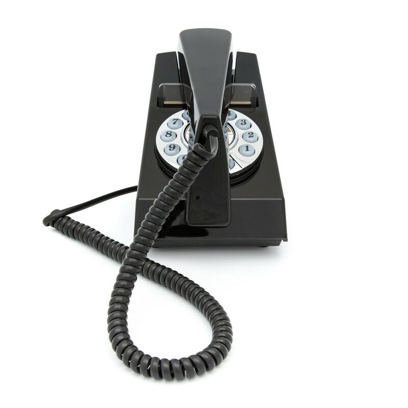 Altmodisches Telefon Festnetz europäisches Telefon für Zuhause und Büro Dekoration Anruferausweis 38 Gruppen