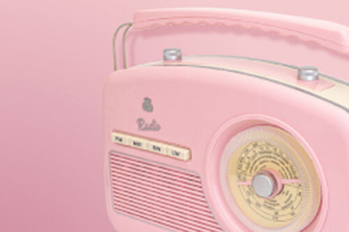 GPO Rydell Pink Radio